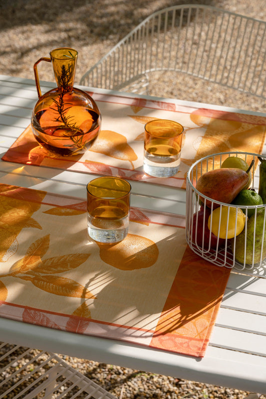 Arriere-Pays Orange Cotton - r. h. ballard shop & gallery