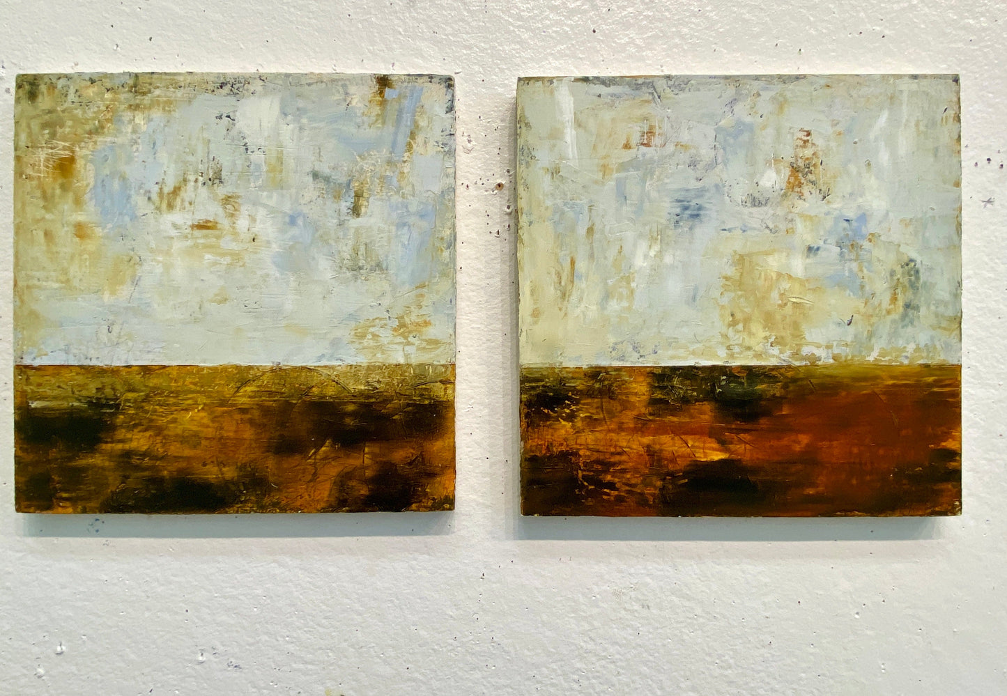 Land & Sky, Oil and Cold Wax