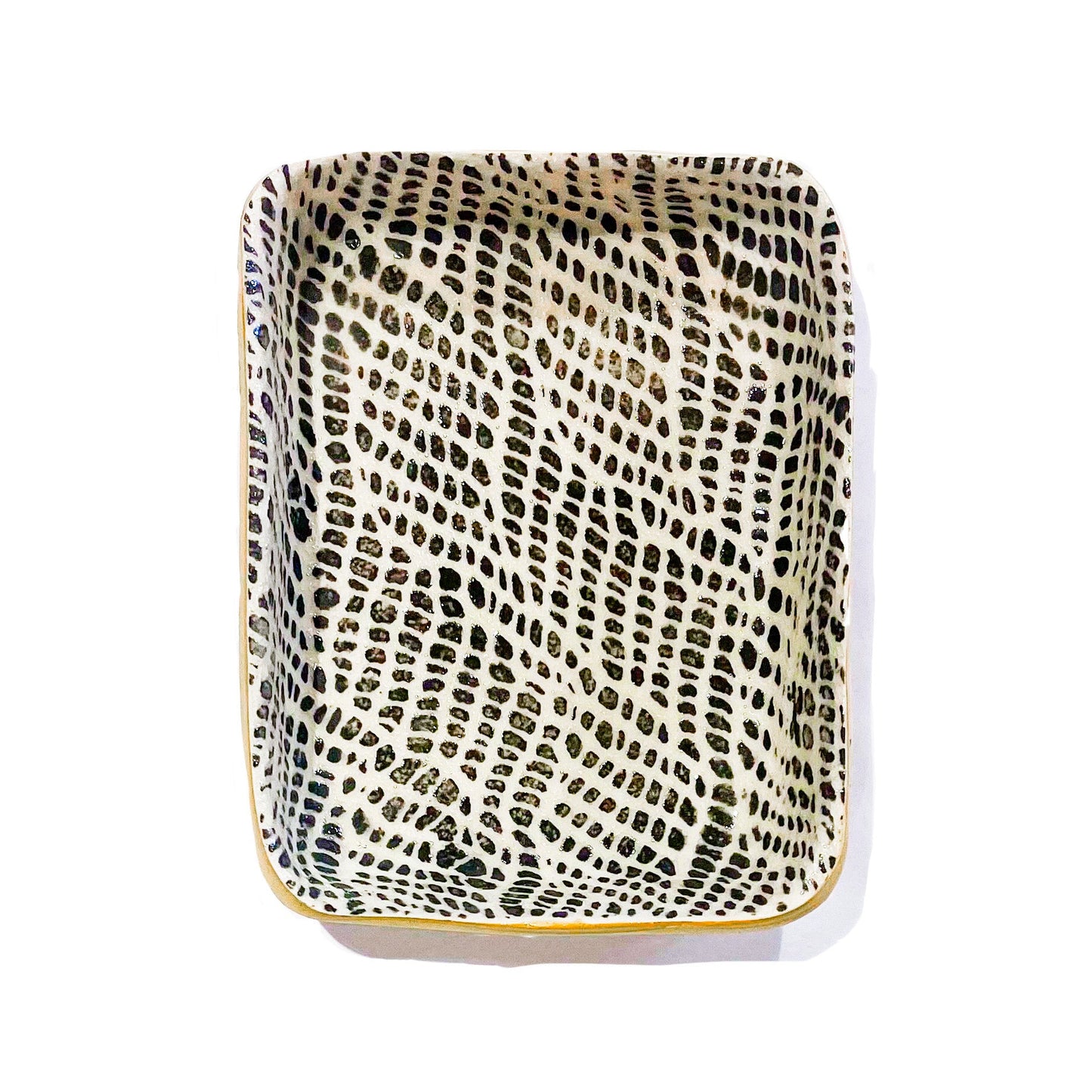 Terrafirma Ceramics - Black Tasting Rectangular Trays - r. h. ballard shop & gallery