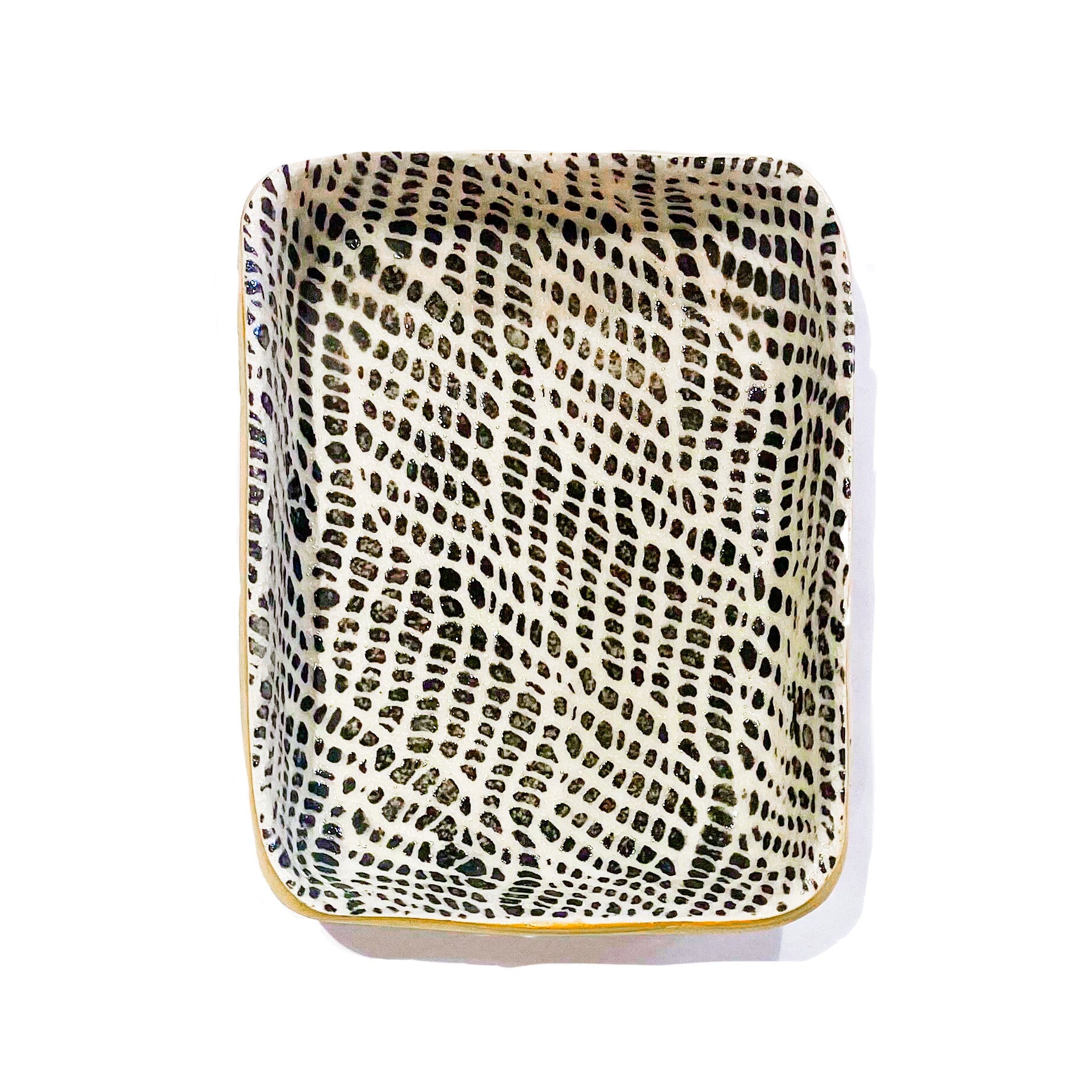 Terrafirma Ceramics - Black Tasting Rectangular Trays - r. h. ballard shop & gallery