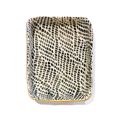 Terrafirma Ceramics - Black Tasting Rectangular Trays - r. h. ballard shop & gallery
