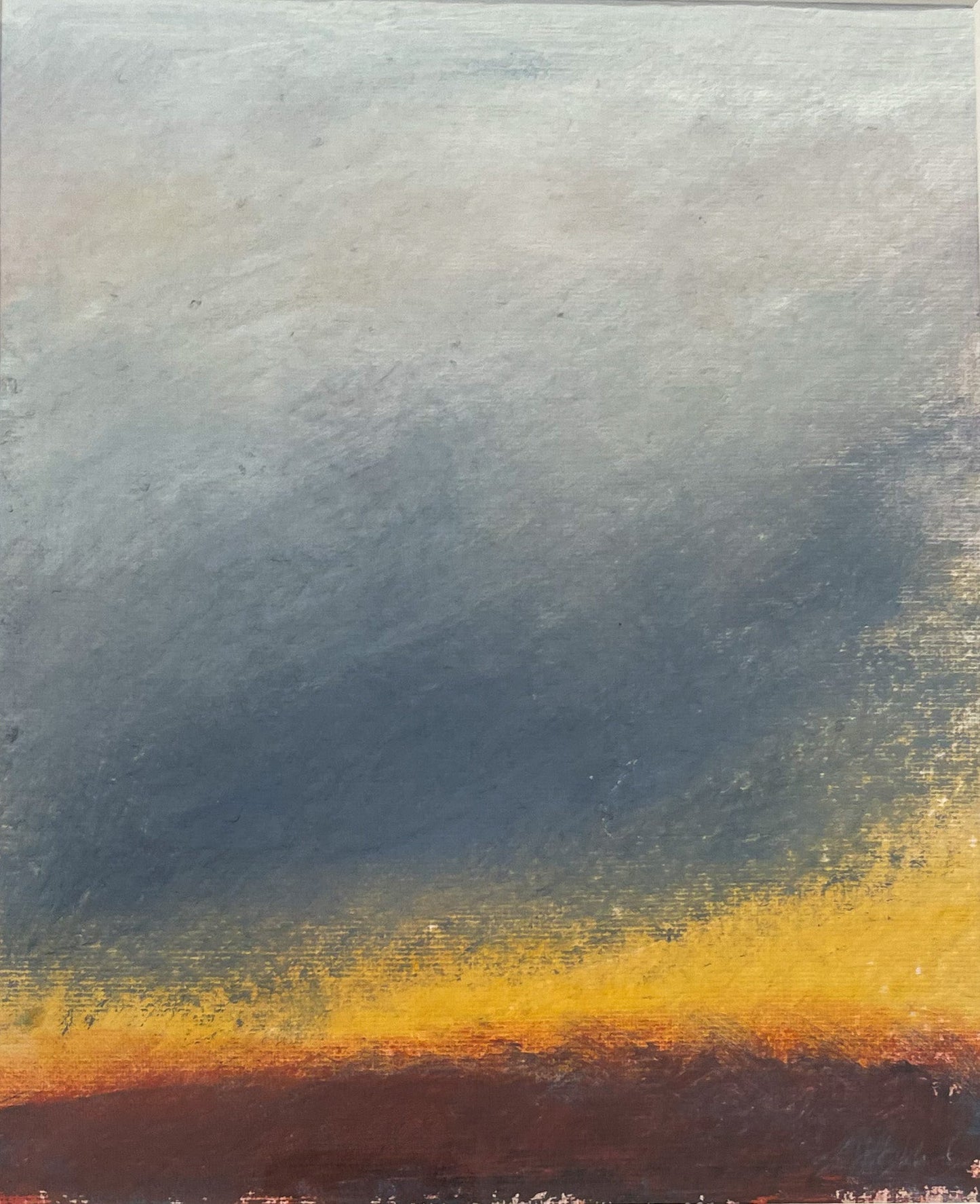 Stormy Sunset, Acrylic Painting