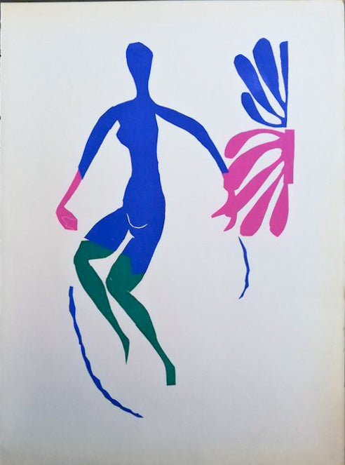 The Act in Blue, Green & Pink; Lithograph