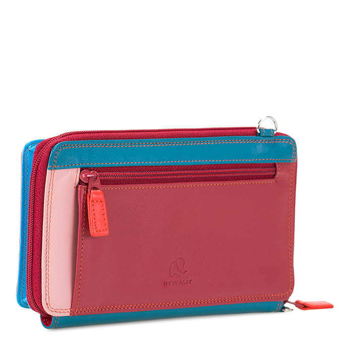 Cell phone wallet purse with best sale shoulder strap