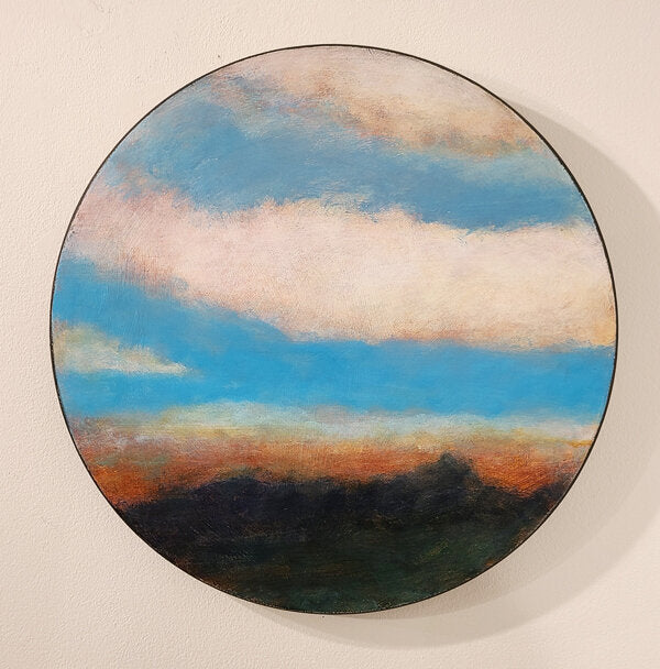 Round Sky, Acrylic Painting