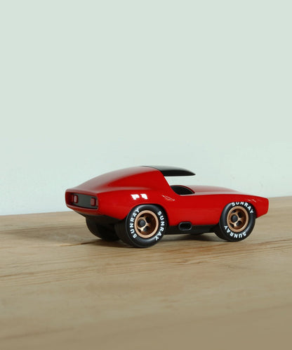 Red Lead-Belly Vincent Car