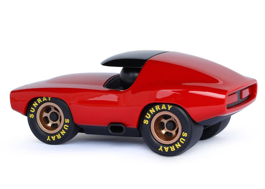 Red Lead-Belly Vincent Car