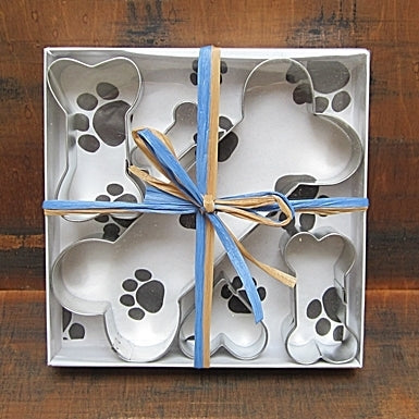 Dog Bone Themed 5-Piece Cookie Cutter Set