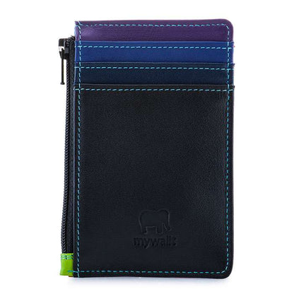 Black/Pace Credit Card Holder with Coin Purse