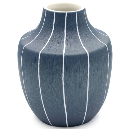 Inca Blue Porcelain Vase