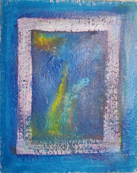 Blue #2, Acrylic Painting
