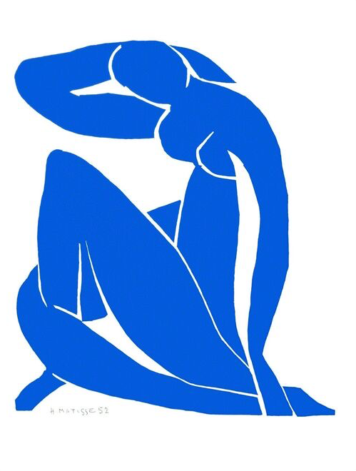 Seated Blue Nude #2 Lithograph - r. h. ballard shop & gallery