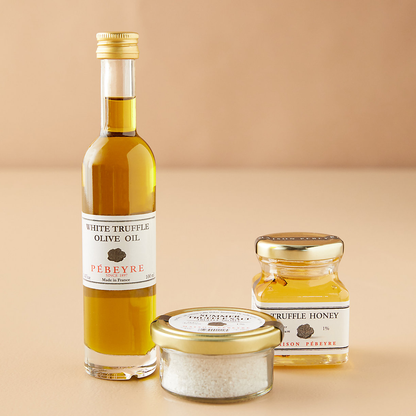 Pebeyre Truffle Honey, Oil and Salt Set