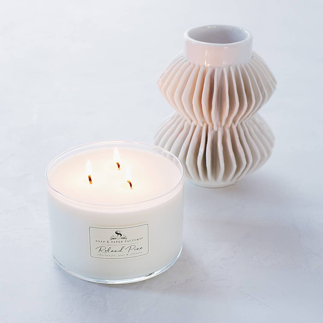 Roland Pine 3-Wick Soy Candle