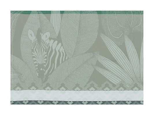 Nature Sauvage Green Cotton Placemats, Set of 2