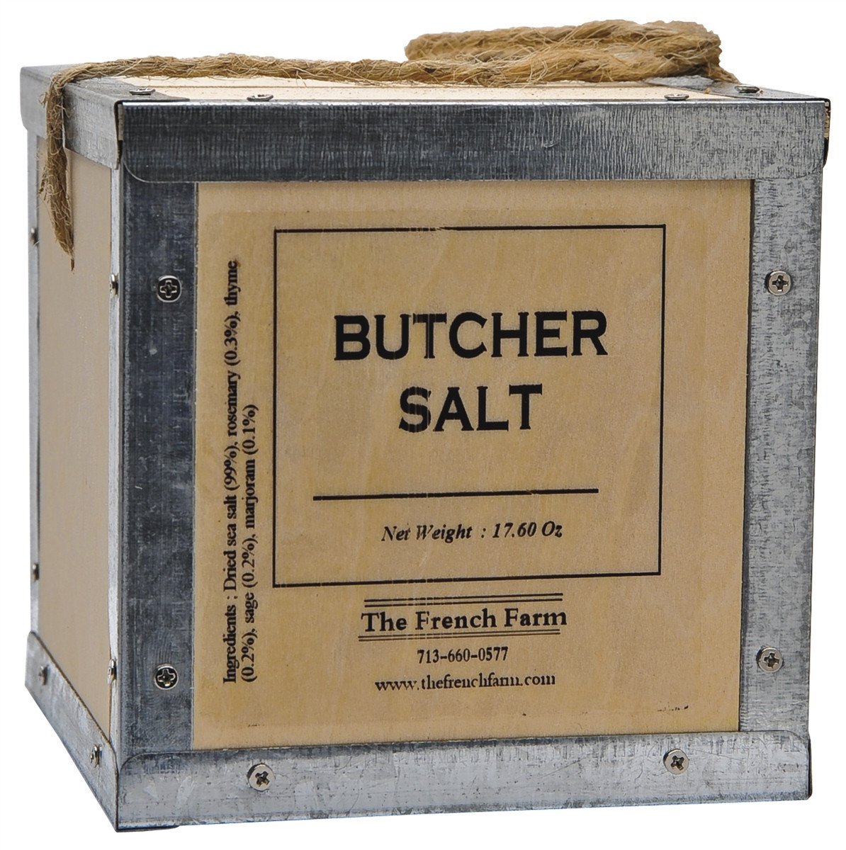 Butcher Salt in Wooden Box - r. h. ballard shop