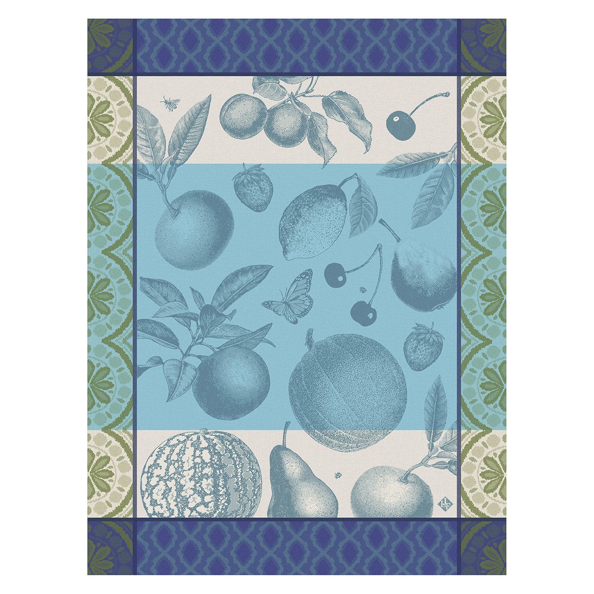 Arriere-Pays Blue Tea Towel