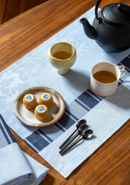 A La Francaise Blue Cotton Collection