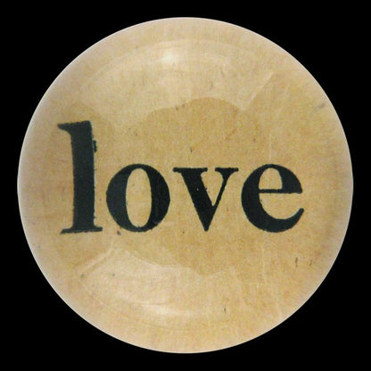 Love, Dome Paperweight, 3.5in x 1.5in
