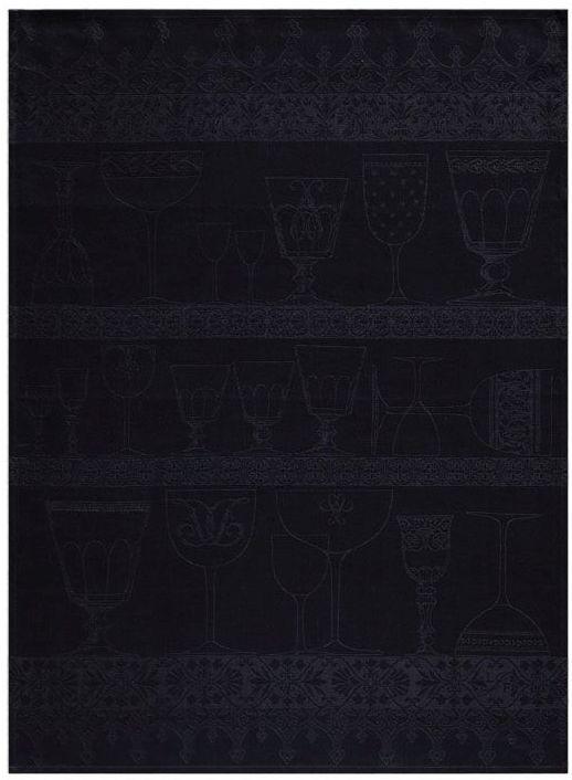 Cristal Linen Slate Towel - r. h. ballard shop