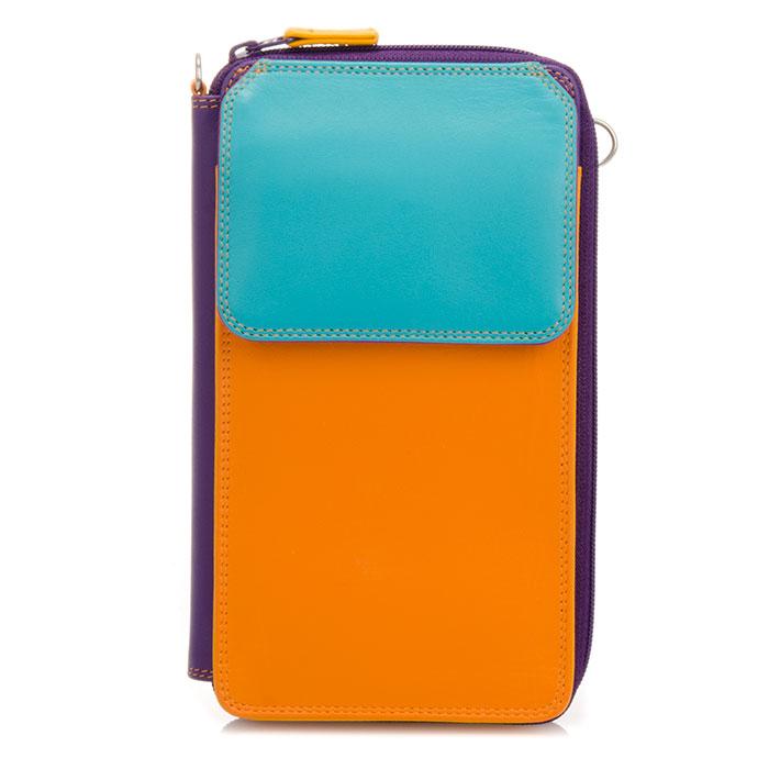 Smart Phone Wallet with Shoulder Strap in Copacabana color scheme 