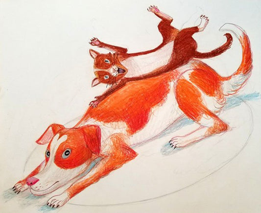 Playtime, Colored Pencil