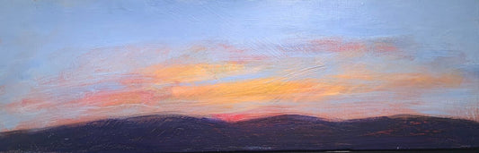 Blue Ridge Sunset, Acrylic Painting