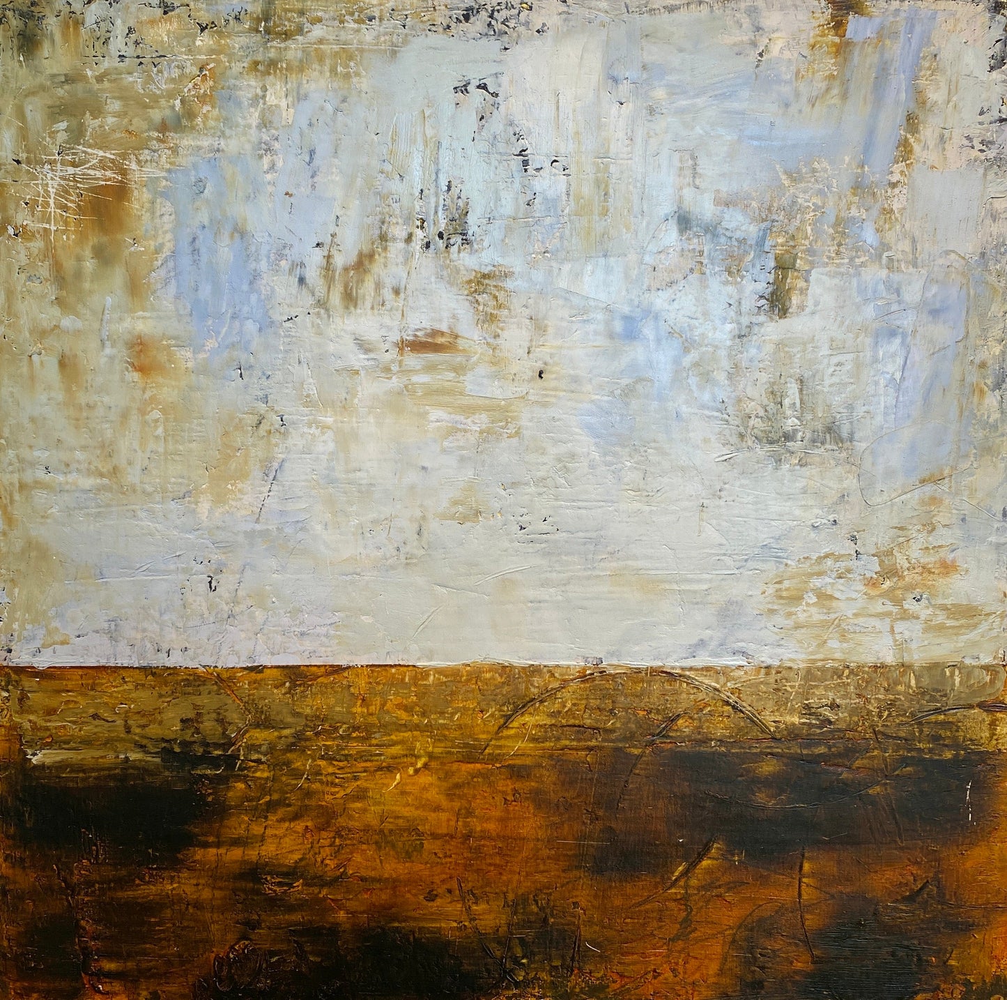 Land & Sky, Oil and Cold Wax