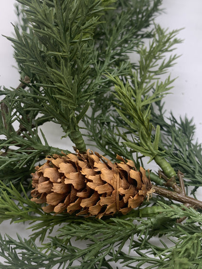 Faux Cedar Garland, 6 feet