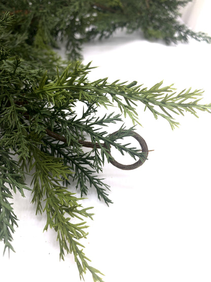 Faux Cedar Garland, 6 feet
