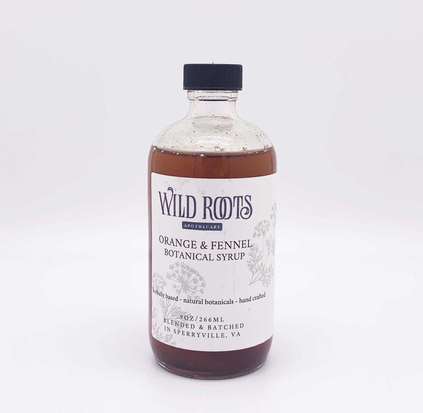 Orange Fennel Botanical Syrup - r. h. ballard shop