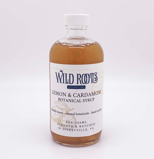 Lemon Cardamom Botanical Syrup - r. h. ballard shop