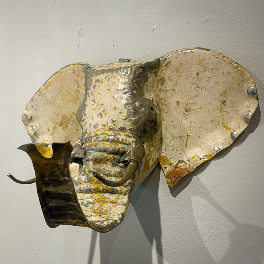 White  / Yellow Elephant Mask