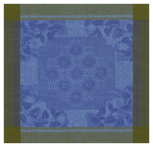 Jardin D'Orient Blue Linen Napkin