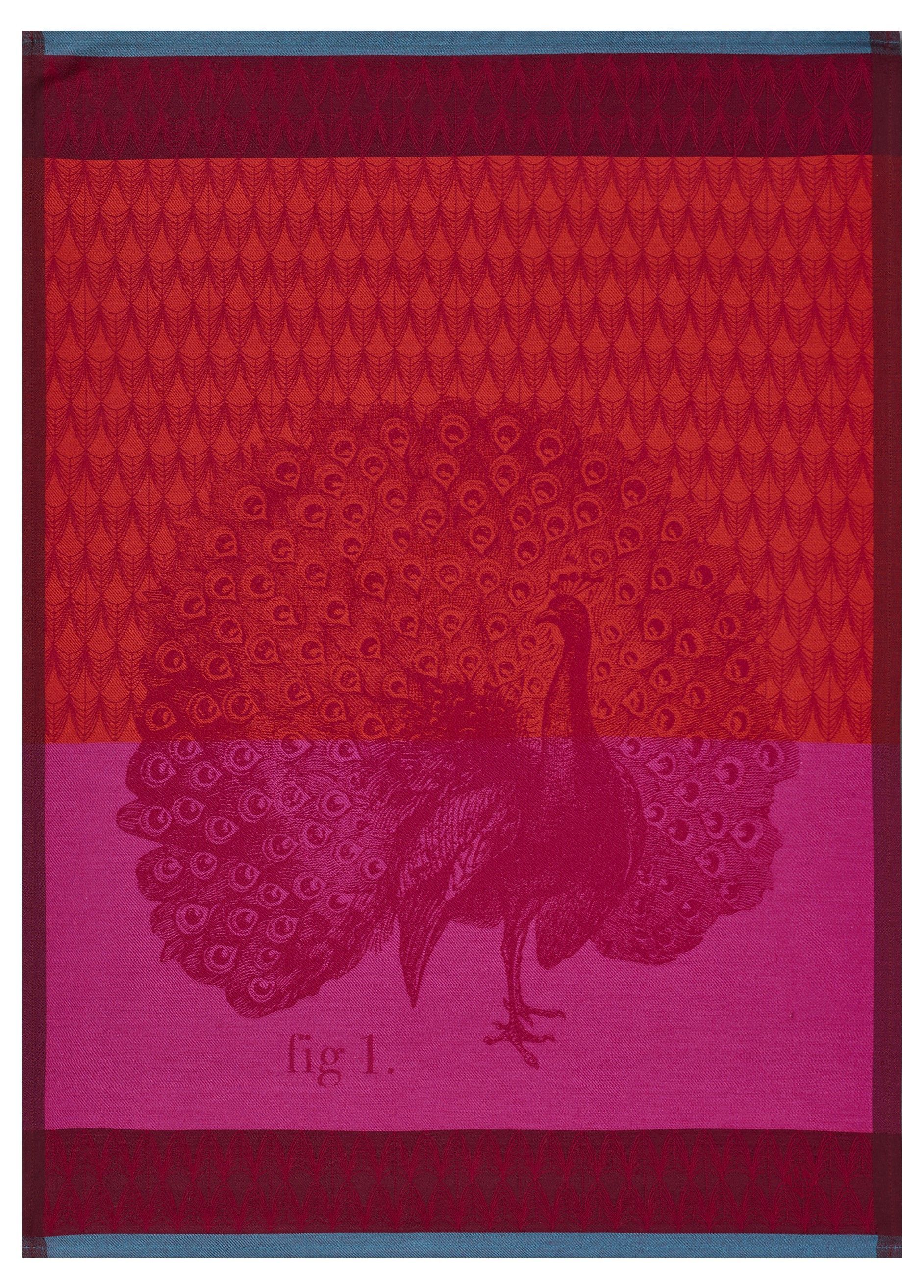 Planche Animaliere Peacock Bengal Towel - r. h. ballard shop