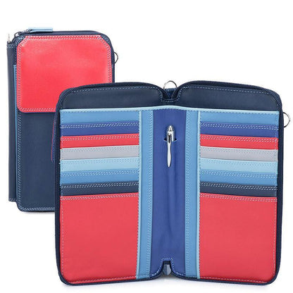 Smart Phone Wallet Purse with Shoulder Strap Royal