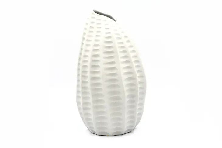 Seda Medium White Porcelain Vase