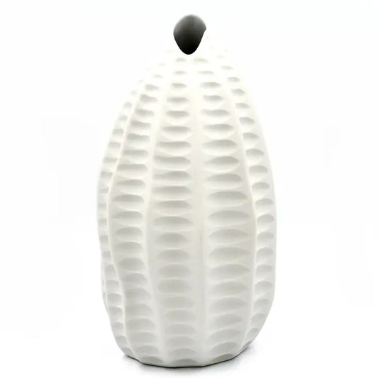 Seda Medium White Porcelain Vase