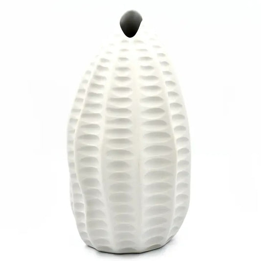 Seda Medium White Porcelain Vase