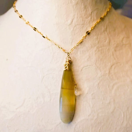 Chalcedony Agate Necklace