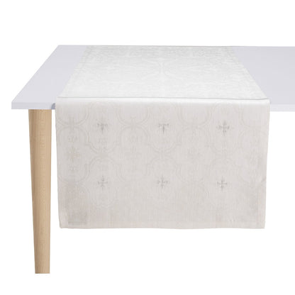 Armoiries White LInen Runner