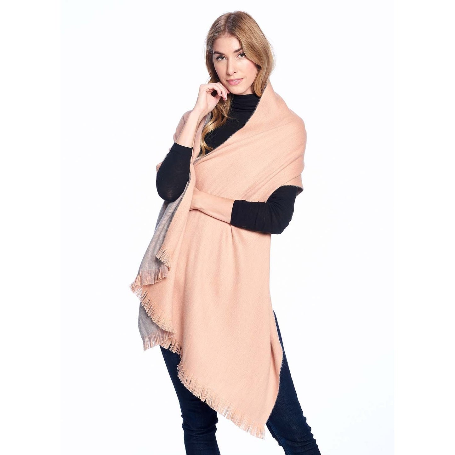 Dusty Coral Wrap Draped