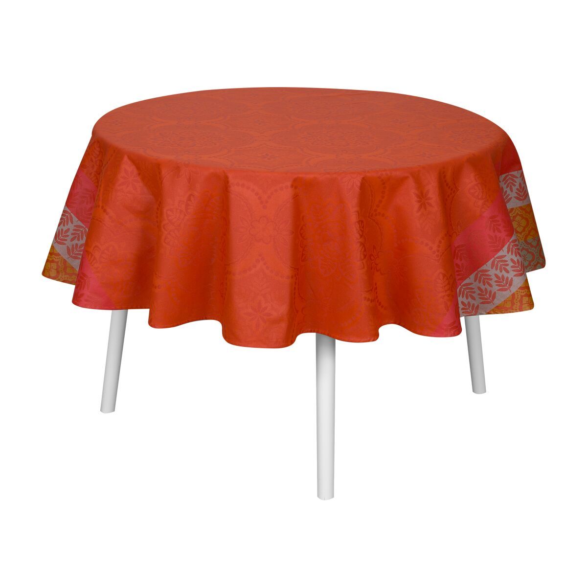 Bastide Red Pepper Coated Tablecloth - r. h. ballard shop