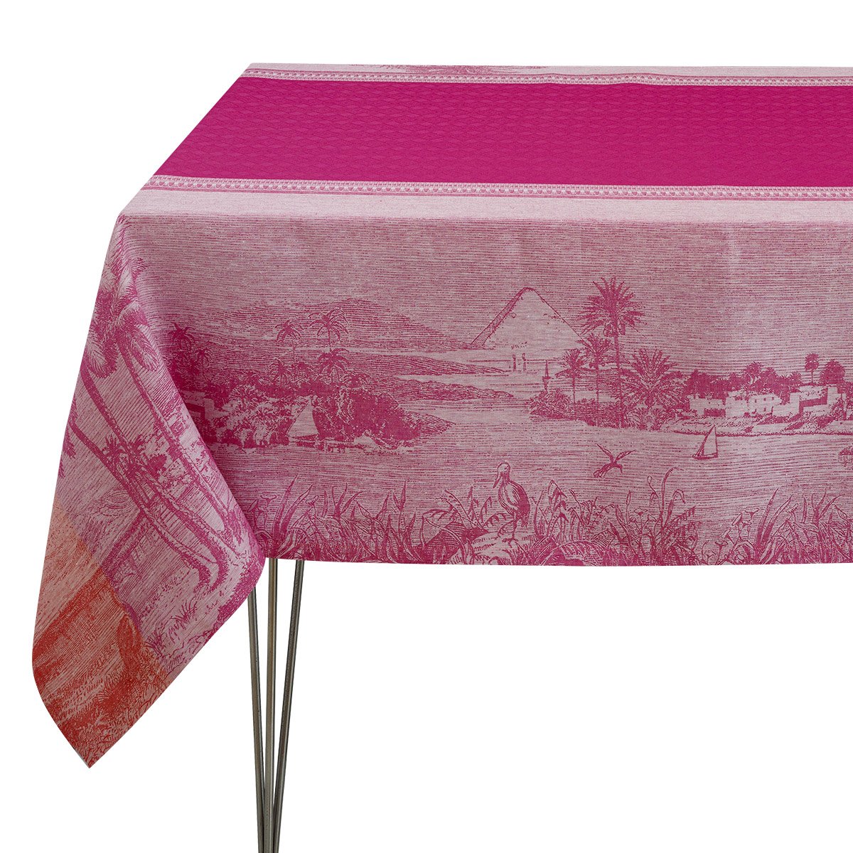 Coisiere Sur Le Nil Orchid Linen Tablecloth