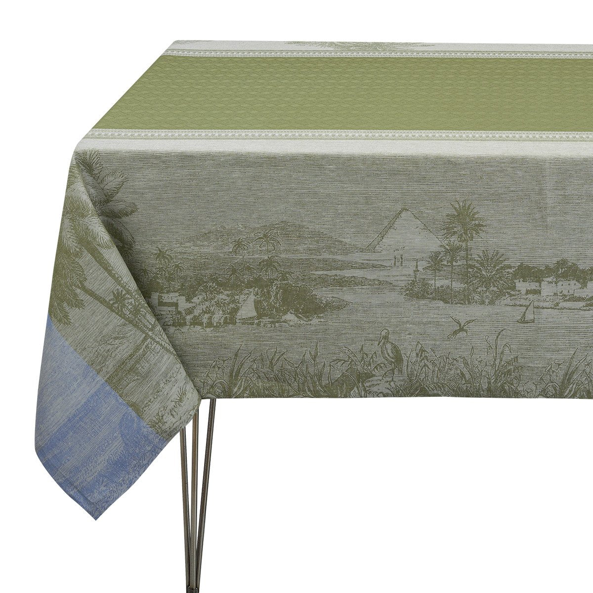 Coisiere Sur Le Nil Palm Linen Tablecloth