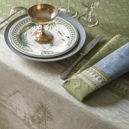 Coisiere Sur Le Nil Palm Linen Napkin Ambiance