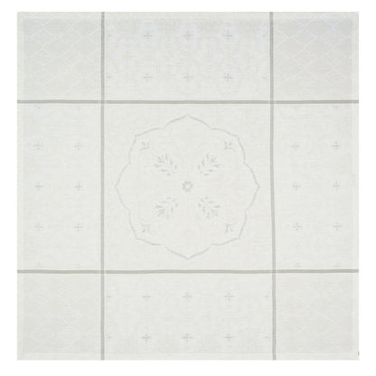 Armoiries White Linen Small Tablecloth