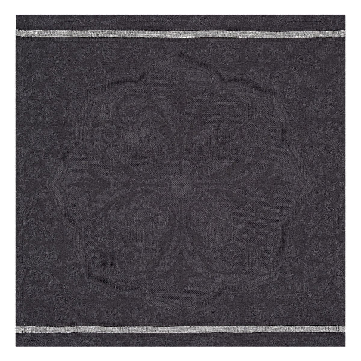 Armoiries Linen Black Napkin