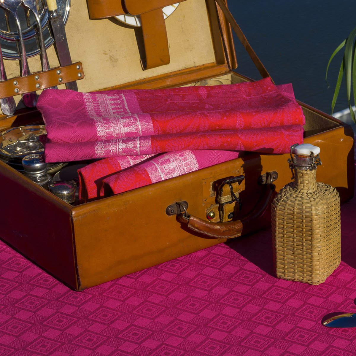 Coisiere Sur Le Nil Orchid Linen Napkin Ambiance