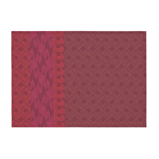 Caractère Red Coated Placemat